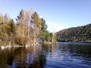 Осенний пейзаж на Енисее.